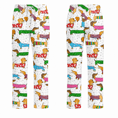 Dachshund Dog Scrub Top, Funny Wiener Dog Scrubs For Nursing, RN LPN CNA Healthcare Workers Gift