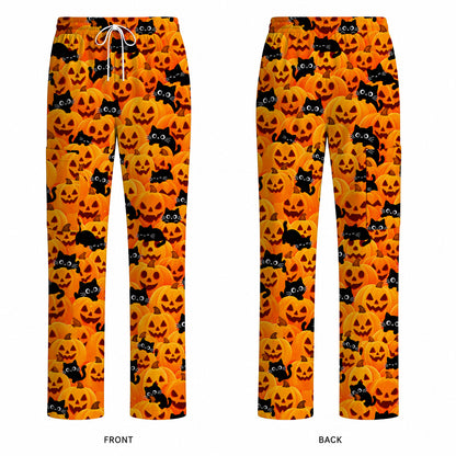 Halloween Cat Scrub Top, Pumpkin Nurse Scrubs, Spooky Season Scrub Uniform