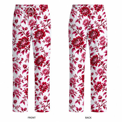Peony Floral Scrub Top for Women, Elegant Peony Nurse Scrub Shirt, Floral Nursing Uniform For Healthcare Workers