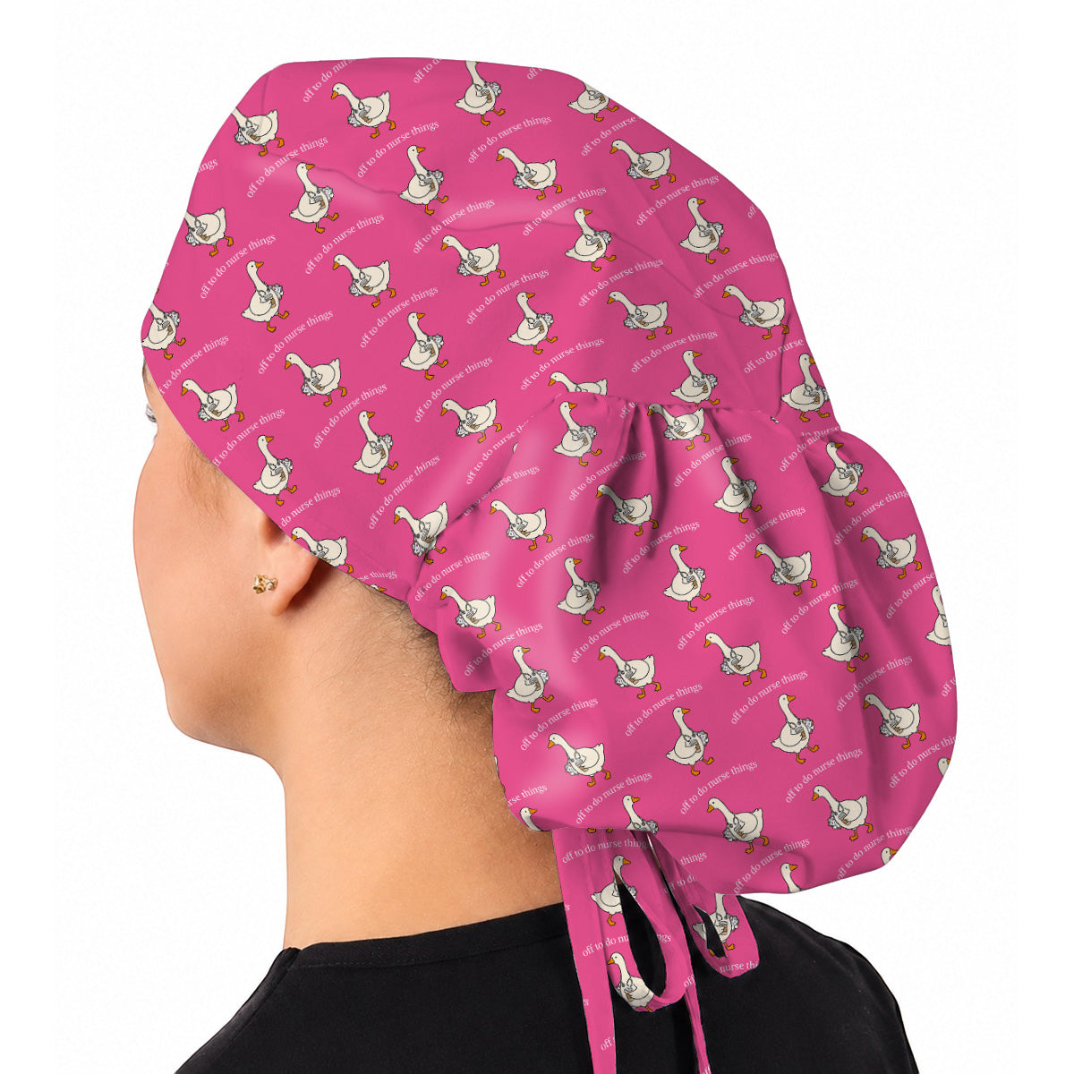 Off To Do Nurse Things Goose Scrub Cap, Funny Goose Nurse Caps, Cute Medical Scrubs For Nurses