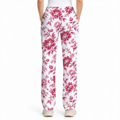 Peony Floral Scrub Top for Women, Elegant Peony Nurse Scrub Shirt, Floral Nursing Uniform For Healthcare Workers