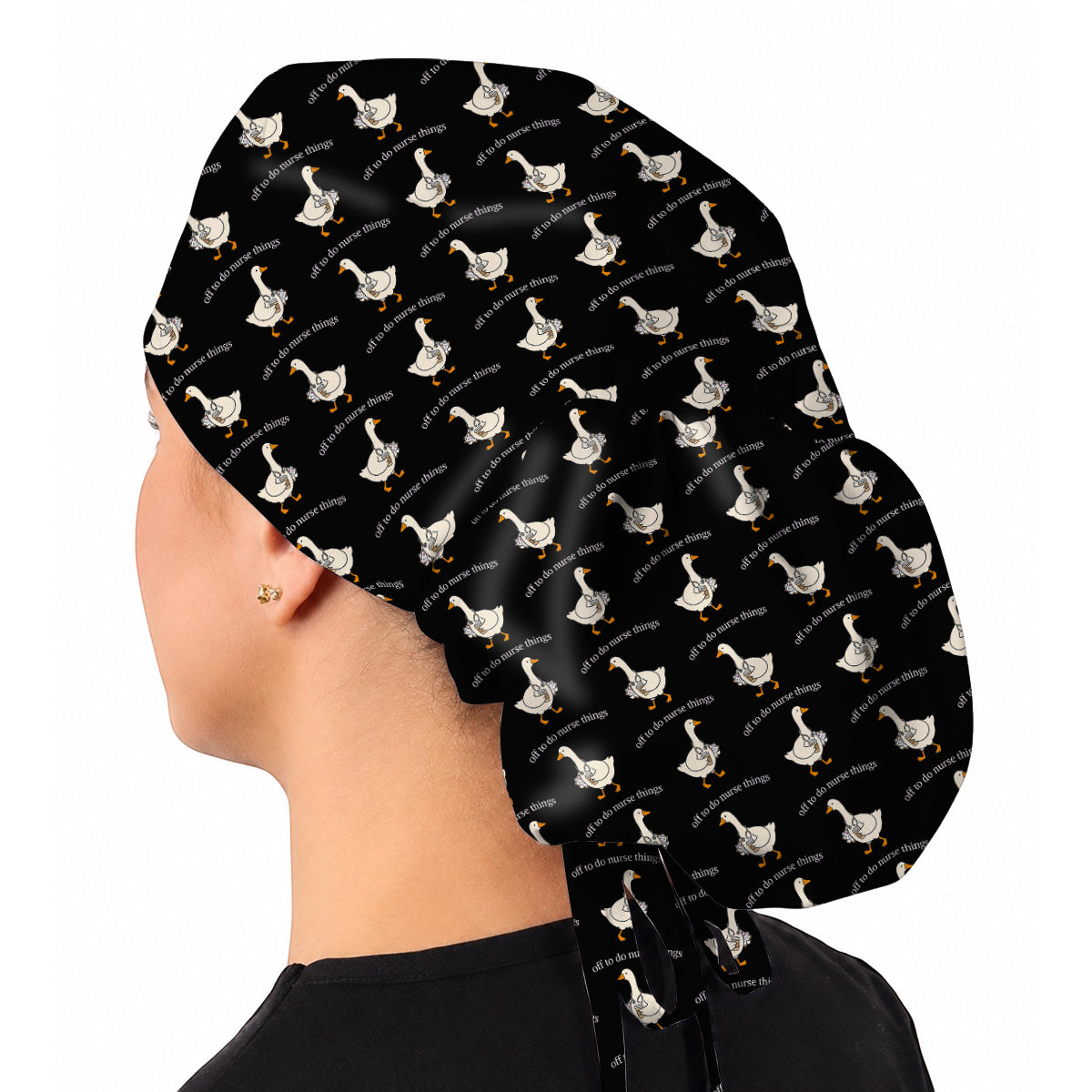 Off To Do Nurse Things Goose Scrub Cap, Funny Goose Nurse Caps, Cute Medical Scrubs For Nurses