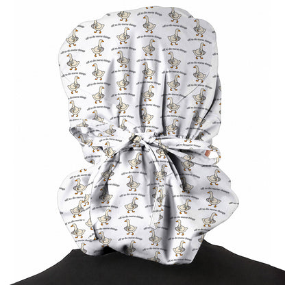 Off To Do Nurse Things Goose Scrub Cap, Funny Goose Nurse Caps, Cute Medical Scrubs For Nurses